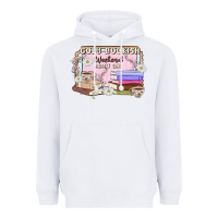 White cozy bookish weekend ticket Heavyweight Hoodie - MaliasSmallBusiness