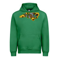 Emerald Western North Carolina Map Sunflower Urban Hoodie - Bettercallsaul