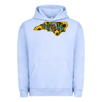Pigment Grape Ice Western North Carolina Map Sunflower Urban Hoodie - Bettercallsaul