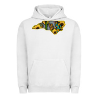 Pigment Lunar Rock Western North Carolina Map Sunflower Urban Hoodie - Bettercallsaul