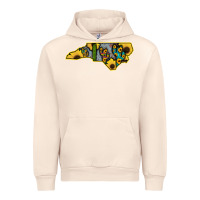 Sandshell Western North Carolina Map Sunflower Urban Hoodie - Bettercallsaul