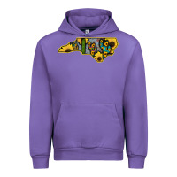 Tulip Western North Carolina Map Sunflower Urban Hoodie - Bettercallsaul