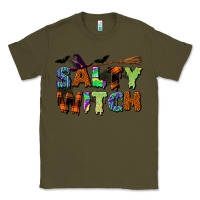Army Green salty witch Classic Tee - BundleAndBundleShop