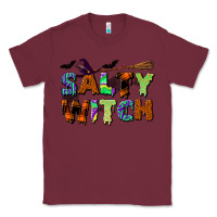 Burgundy salty witch Classic Tee - BundleAndBundleShop