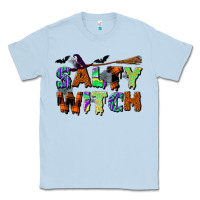 Dusty Blue salty witch Classic Tee - BundleAndBundleShop