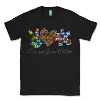 Black peace love autism1 Classic Tee - CowhideDigitalArt