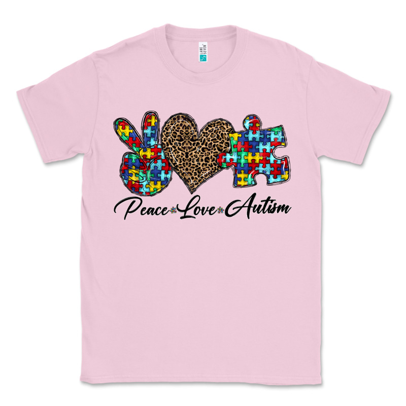 Peace Love Autism1 Classic Tee by CowhideDigitalArt | Teevron