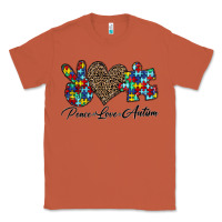 Copper peace love autism1 Classic Tee - CowhideDigitalArt