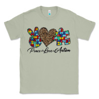 Matcha peace love autism1 Classic Tee - CowhideDigitalArt