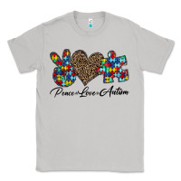 Moon Dust peace love autism1 Classic Tee - CowhideDigitalArt