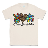 Natural peace love autism1 Classic Tee - CowhideDigitalArt