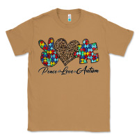 Toasted Coconut peace love autism1 Classic Tee - CowhideDigitalArt