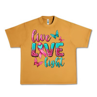 Peanut Butter Live Love Fight Breast Cancer Urban Heavy Tee - texasbilliewilder