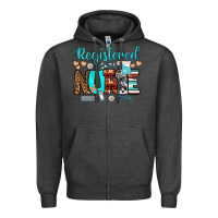 Charcoal Heather registered nurse Zipper Hoodie - BundleAndBundleShop