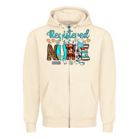 Sandshell registered nurse Zipper Hoodie - BundleAndBundleShop