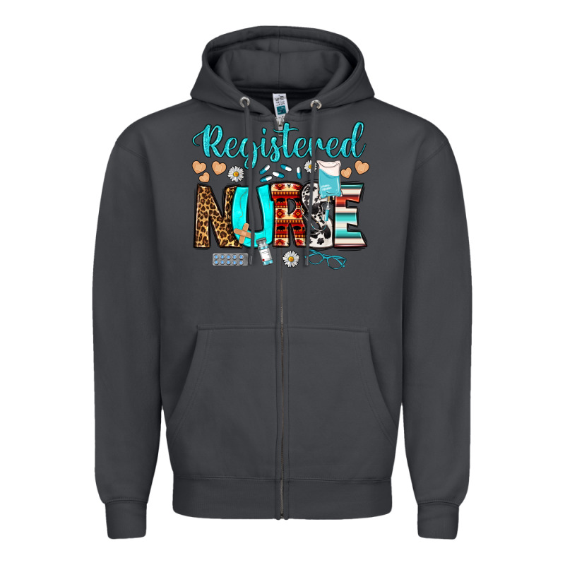 Registered Nurse Zipper Hoodie by BundleAndBundleShop | Teevron
