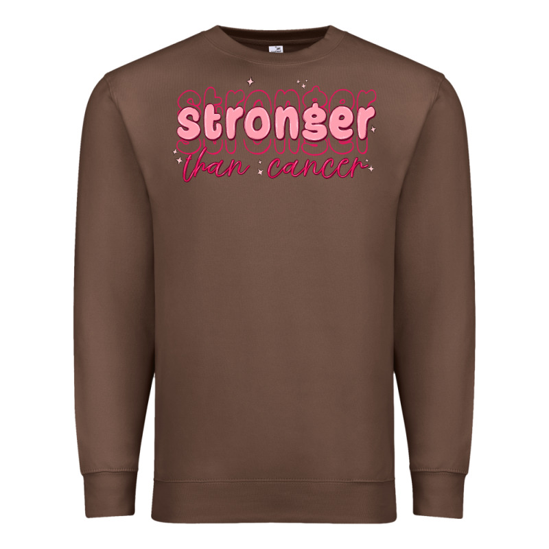 Stronger Than Cancer Premium Sweatshirt by MaliasSmallBusiness | Teevron