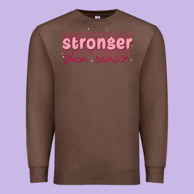 Stronger Than Cancer Premium Sweatshirt Designed By Maliassmallbusiness