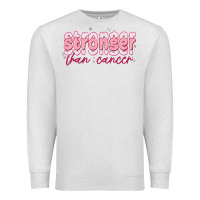 Oatmeal Heather stronger than cancer Premium Sweatshirt - MaliasSmallBusiness