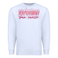 White stronger than cancer Premium Sweatshirt - MaliasSmallBusiness