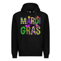 Black Mardi Gras Carnaval Mask Premium Hoodie - BundleAndBundleShop
