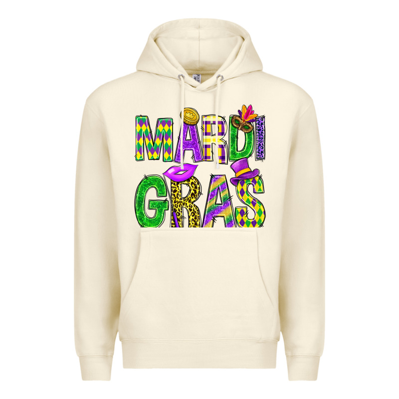 Mardi Gras Carnaval Mask Premium Hoodie by BundleAndBundleShop | Teevron