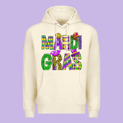 Mardi Gras Carnaval Mask Premium Hoodie Designed By Bundleandbundleshop
