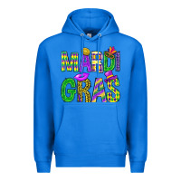 True Royal Mardi Gras Carnaval Mask Premium Hoodie - BundleAndBundleShop