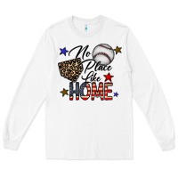 White no place like home Long Sleeve Tee - CowhideDigitalArt