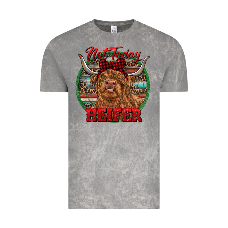 Highland Heifer Christmas Vintage Tee by RanaPortraitStore | Teevron