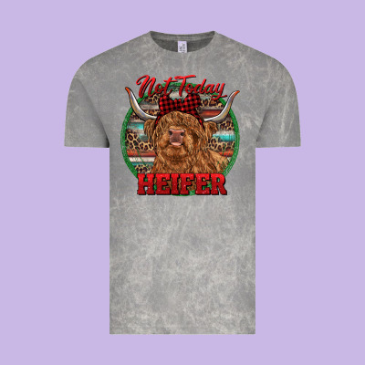 Highland Heifer Christmas Vintage Tee Designed By Ranaportraitstore