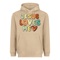 Mushroom jesus loves me Heavyweight Hoodie - MaliasSmallBusiness