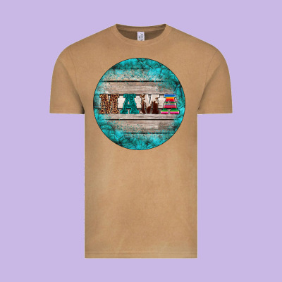 Western Turquoises Mama Ornament Vintage Tee Designed By Barkaloodesign