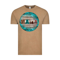 Vintage Coffee western turquoises mama ornament Vintage Tee - BarkalooDesign