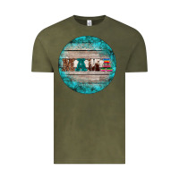 Vintage Olive western turquoises mama ornament Vintage Tee - BarkalooDesign