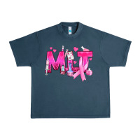 Midnight Navy Medical Laboratory Technician Breast Cancer Urban Heavy Tee - texasbilliewilder