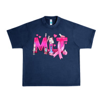 Medical Laboratory Technician Breast Cancer Urban Heavy Tee | Teevron