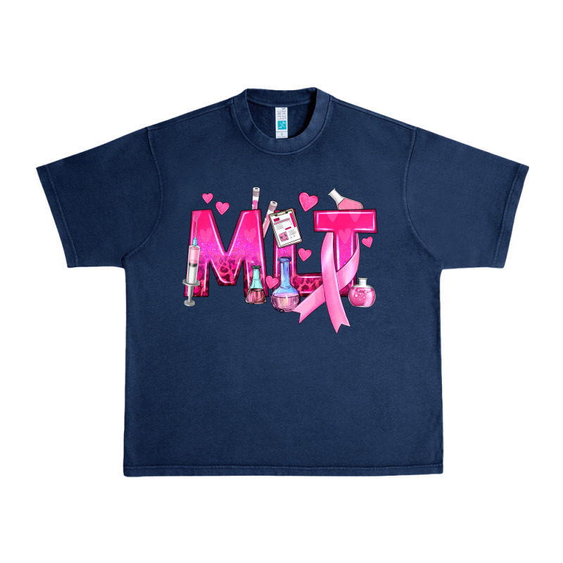 Medical Laboratory Technician Breast Cancer Urban Heavy Tee by texasbilliewilder | Teevron