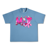 Pebble Blue Medical Laboratory Technician Breast Cancer Urban Heavy Tee - texasbilliewilder