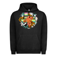 Pigment Black Western Texas Flag Cow Portrarit Urban Hoodie - Bettercallsaul