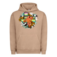 Pigment Burro Western Texas Flag Cow Portrarit Urban Hoodie - Bettercallsaul
