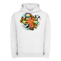 Pigment Lunar Rock Western Texas Flag Cow Portrarit Urban Hoodie - Bettercallsaul