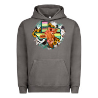 Pigment Tornado Western Texas Flag Cow Portrarit Urban Hoodie - Bettercallsaul