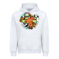 White Western Texas Flag Cow Portrarit Urban Hoodie - Bettercallsaul