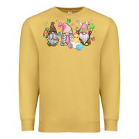 Antique Gold easter gnomies Premium Sweatshirt - MaliasSmallBusiness