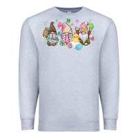 Heather Grey easter gnomies Premium Sweatshirt - MaliasSmallBusiness
