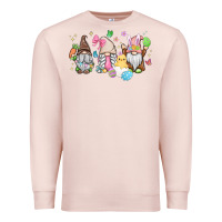 Pale Pink easter gnomies Premium Sweatshirt - MaliasSmallBusiness
