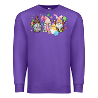 Purple easter gnomies Premium Sweatshirt - MaliasSmallBusiness