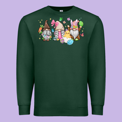 Easter Gnomies Premium Sweatshirt Designed By Maliassmallbusiness