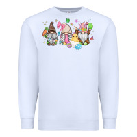 White easter gnomies Premium Sweatshirt - MaliasSmallBusiness